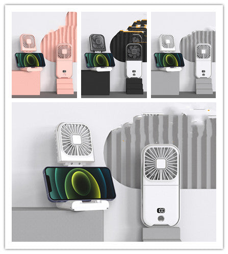Folding Portable Digital Display Handheld Small Fan.
